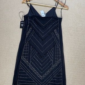 Express dress spaghetti strap sequin s NWT
